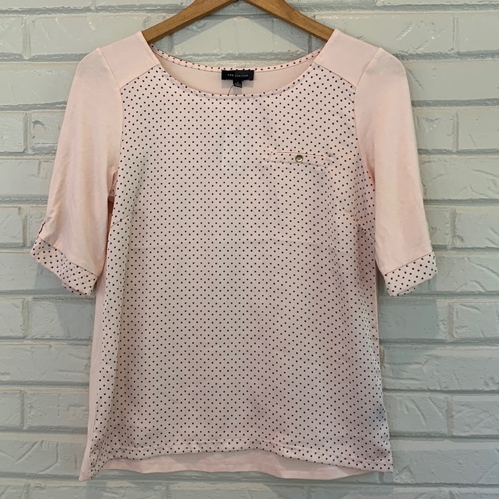 Limited Pink and Black Polk Dot